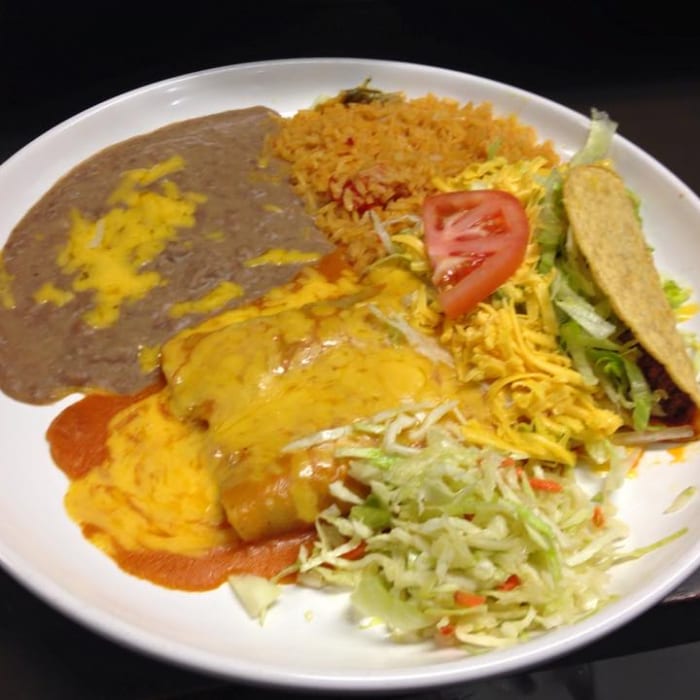 #31 Taco and Enchilada.
